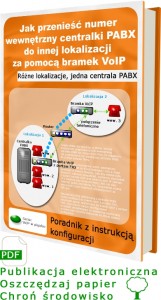 Jak przenieść numer wewnętrzny centralki PABX do innej lokalizacji za pomocą bramek VoIP? Poradnik z instrukcją konfiguracji.